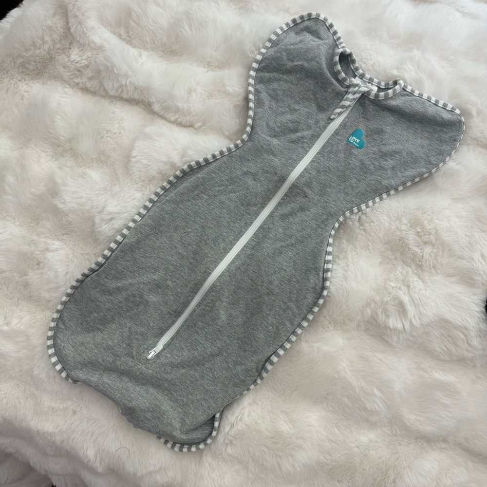 Love To Dream Swaddle Up Original Gray Cotton Blend Newborn 5-8.5 lbs.